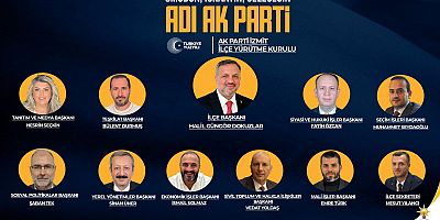 AK Parti İzmitte Halil Dokuzlar ilk toplantıda Yürütme Kurulunu açıkladı