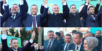 AK Parti İzmitten Başkan Adayı Muharrem Tutuş'a miting gibi karşılama