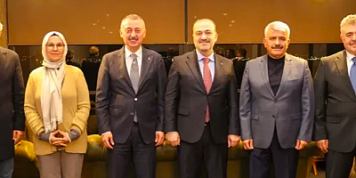 AK Partili Vekiller, Büyükakın İl Başkanı Talus'la 2024 son koordinasyonu