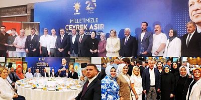 AK Partinin 25 Yıllık yolculuğunda vefat edenlerin yakınlarına vefa plaketi