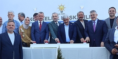 AK Partinin yeni il binasına temel atma töreni