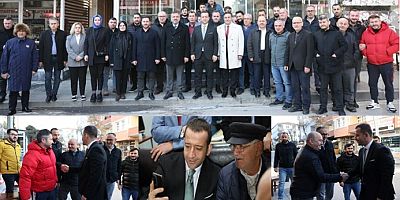 Alikahya Esnafına Hayırlı İşler ziyaretleri AK İzmit Adayı Muharrem Tutuş'tan