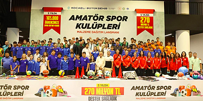 Amatör Spora 270 Milyon TL Malzeme yardımı Kocaelinin başkanı Büyükakın'dan