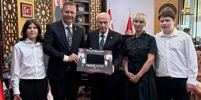 Bahçeli'ye Emengen'ler Ailece gitti