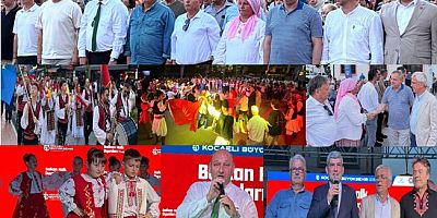 Balkan Folklor Festivali Paşadaki gösterisinde Muhacirlere Atayurt ezgileri