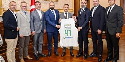 Biotekno Körfez Basket Yönetimi Vali Aktaş'la