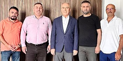 Bisikletin Başkanı Emin Müftüoğlunun Spor İl Müdürü Gökhan Yavaşer ziyareti
