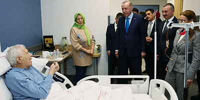 Burhan Abiş'e hastanede Erdoğan'dan ziyaret