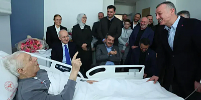 Burhan Abiş'e Kurtulmuş ve Tekin'den ziyaret