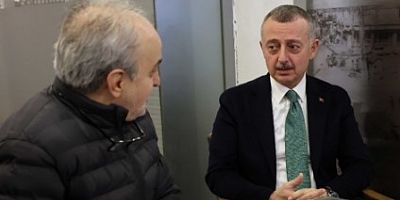 Büyükakın'dan Ayakkabıcı Sinan Serdara taziye ziyareti