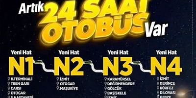 4 Yeni gece hattı Son otobüs kaçtaydı?