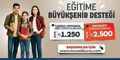 Büyükehirden öğrencilere 9 aylık burs desteği