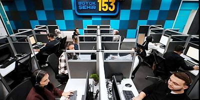 Büyükşehir 153 bu yıl 970 bin vatandaşla iletişim kurdu