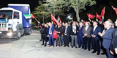 Büyükşehir Yardım Tırları Gazzeye yola çıktı