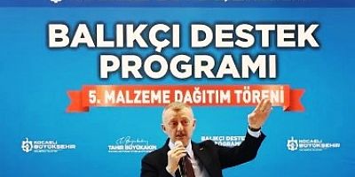 Büyükşehirin balıkçılara 19,7 milyon liralık desteği