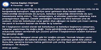 Camide selam vermemek için yüzünü çeviren il başkanı