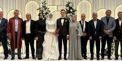 Cemal Barış'ın oğlu Hasan Buğra ile Aleyna İzgi evlendi