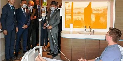 CHP'li Özgür Özel'in Bülent Sarı'ya enfeksiyon ziyareti