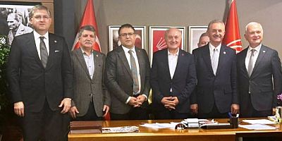 CHP'li Vekiller,Başkanlar Arcan'a hayırlı olsuna gitti