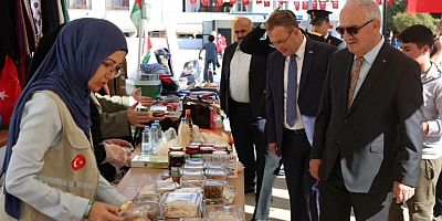 Derince Hayır Çarşısında Gazze'ye yardım kermesi