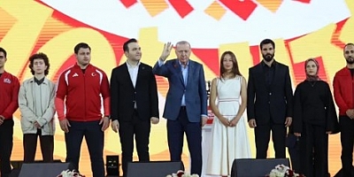 Erdoğan şampiyonları kutlayıp onurlandırdı