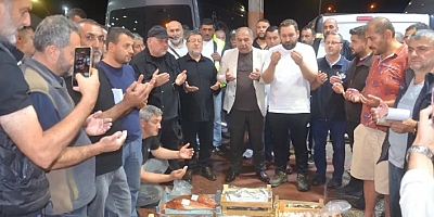 Ereğli Balık Halinde ilk mezat dualarla başladı