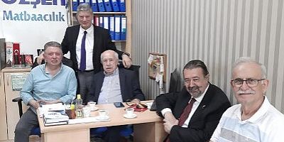 Eski Dostlar Heyetinin TV41 ve Özşen Matbaa ziyareti