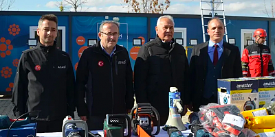 GEBKİM'de acil durum ekipmanları tanıtımı