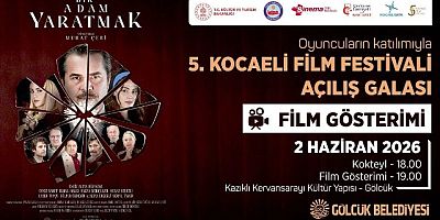 Gölcük'te Film Festivali Bir Adam Yaratmak film gösterimi