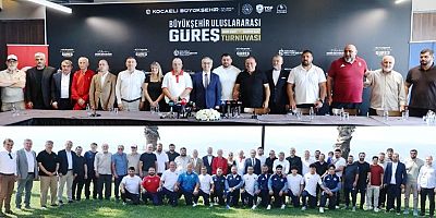 Güreş Camiası Hasan Gemici–Gazanfer Bilge Güreş Turnuvası tanıtımında 