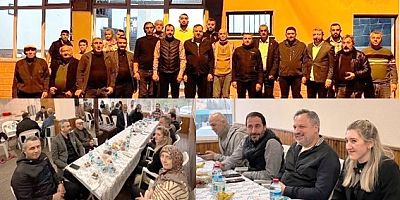 Halil Dokuzlar Akpınar Mahalle muhtarı Kenan Obuz'un Mahalle iftarında