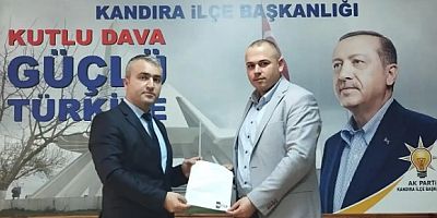 Harun Öztaş'tan Kandıra'ya Aday Adaylığı başvurusu