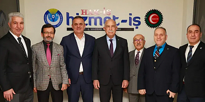 Hizmet-İş Başkanı Subaşı YRP Heyetini ağırladı
