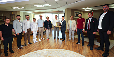 İZGİAD İzmitli Genç İş İnsanlarının Tahir Başkana 2nci dönem ziyareti