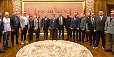 İZGİAD yeni yönetiminden Vali Aktaş ziyareti