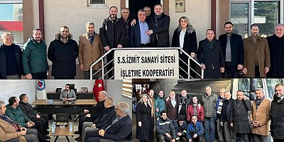 İzmit Sanayi Sitesinden AK Parti İzmit İlçe Başkanı Halil Dokuzlar geçti