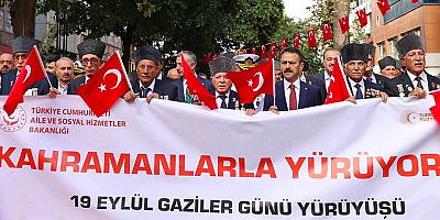 Kahramanlarla Yürüyoruz Gaziler Günü etkinliği