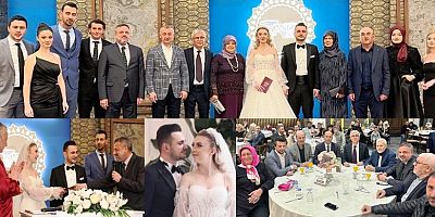 Kamil Terzi’nin oğlu Erhan'ın, Şeyma Nur'la nikahını Büyükakın kıydı