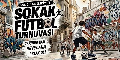 Kandıralı Gençlere Sokak Futbol Turnuvası