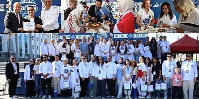 Kartepe Gastronomi Festivalinde Aşçıların lezzetli tabakları yarıştı