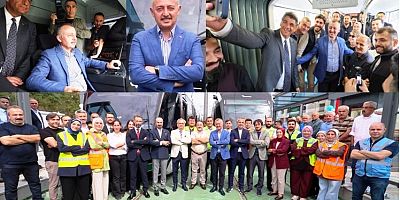 Kartepe Tramvay Hattını hizmete açan Tahir Başkan ilk sürüşte başarılı