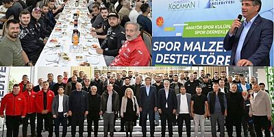 Mustafa Başkandan Amatör Spora 3.350 bin TL'lik Spor malzeme desteği