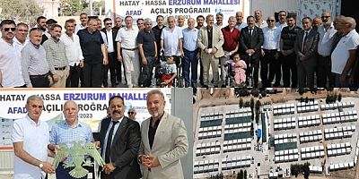 KEDFE-Erzurum Federasyonun Hassa Erzurumlular Mahallesine destek