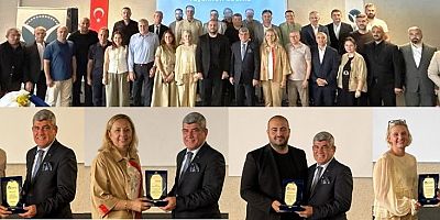 Kent Konseyinin toplantısında Meclis Başkanlarına teşekkür plaketleri