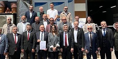 KESOB Başkanı Durmuş mazbatasını aldı