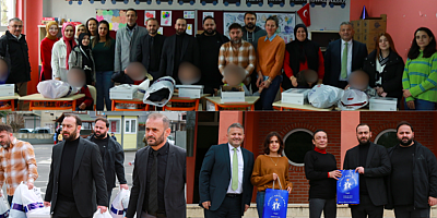 KEV 1005 Minik Kalbi Isıtıyoruz” mont ve bot kampanyasında ilk dağıtım Kandıra'da