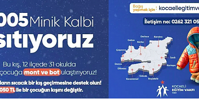 KEV, 1005 Öğrenciye Bir Mont, Bir Bot, Bir Umut kampanyası başlattı