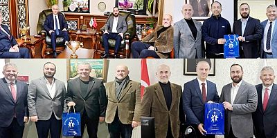 KEV Başkanı Tolga Sirmen'den, KOÜ Rektörü Prof.Zafer Cantürk ziyareti