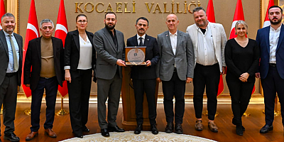 KEV Başkanı Tolga Sirmen ve Yönetiminden Vali İlhami Aktaş'a ziyaret
