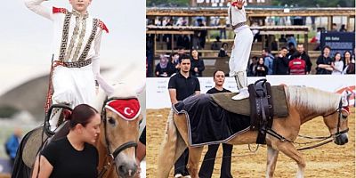 Kocaeli Atlı Sporlu binici Alya Çankaya Etno Spor Oyunlarında gönüllü oldu